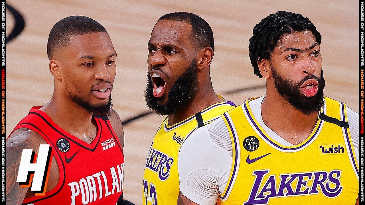 Lakers Beat Trail Blazers in Game 2