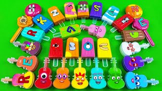 Finding Alphabet Lore A to Z, Numberblocks SLIME Ice Cream, Cello Mix Coloring - ASMR