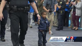 Orlando police fulfill 4-year-old boy's dream of being an officer