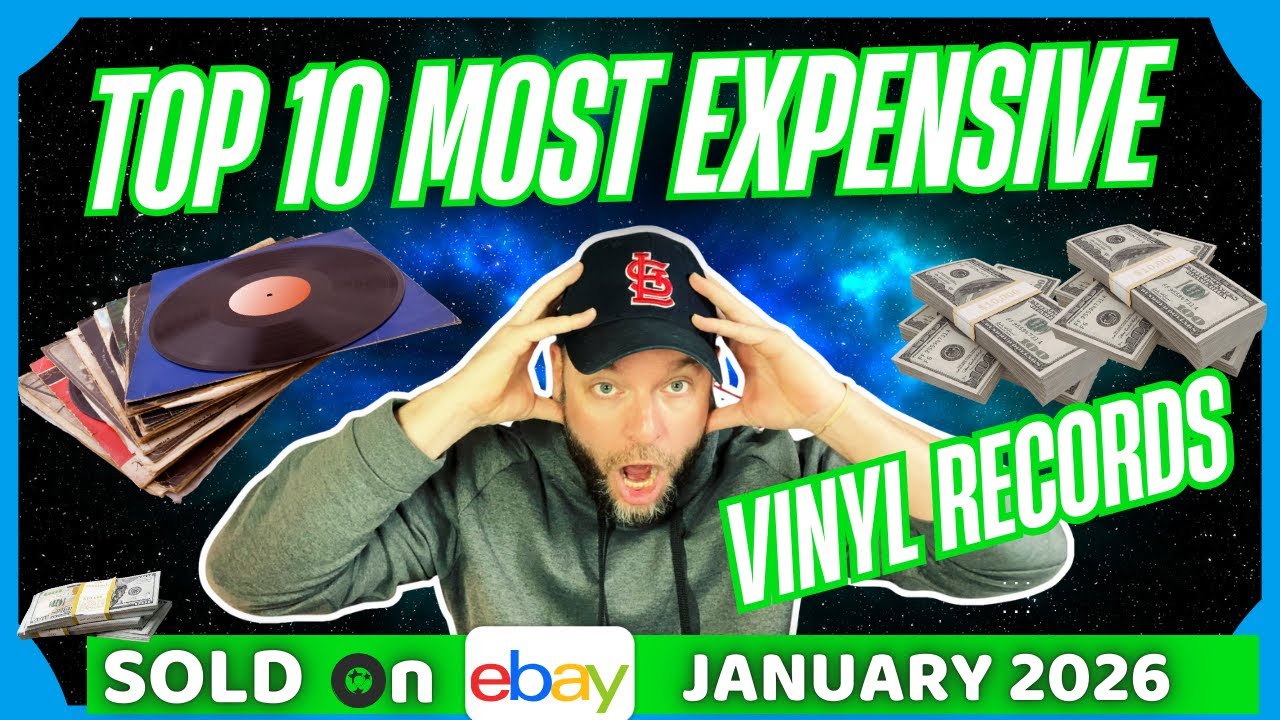 Топ-10 самых дорогих виниловых пластинок, проданных на eBay в январе 2026 года | Редкие и ценные