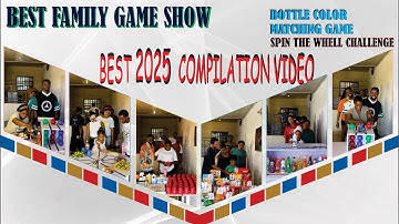 THE BEST OF 2025 FAMILY BOTTLE COLOR MATCHING CHALLENGE GAME - LATEST 2025 FULL COMPILATION VIDEO