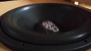 Treo audio SSI 15 inch subwoofer seald excursion test video
