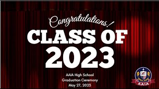 2023 AAIA HS Graduation Ceremony