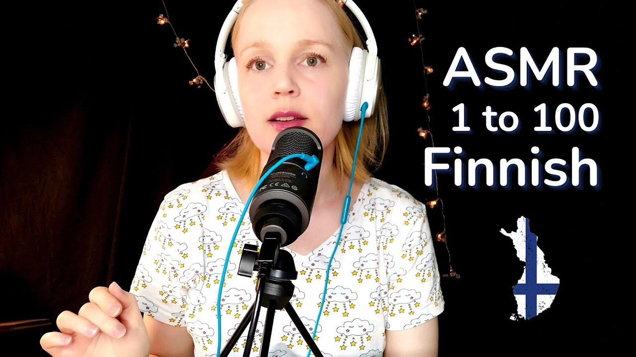 ASMR Counting to 100 in Finnish | ASMR Suomi Lasken sataan (Whispered)