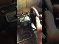 How to set up friction drive pulley on 1918 white rotary electric sewing machine 