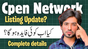Cpen Network Important Update | Cpen Token Withdrawal & Token Price