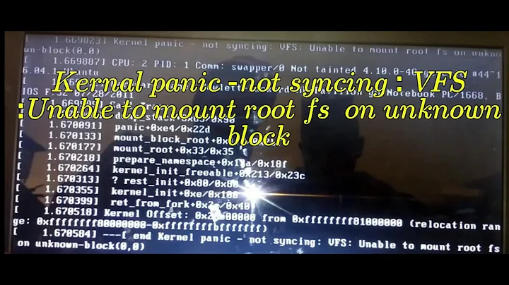 Kernel panic not syncing Unable to mount root mint 19 | ubuntu