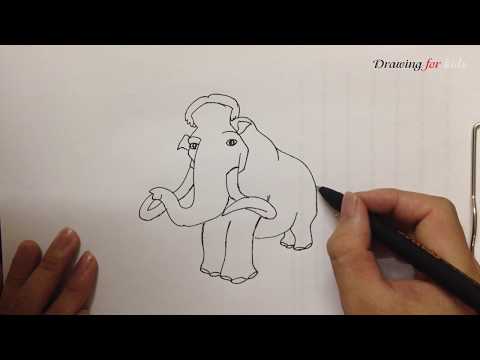 How to draw MANNY from ICE AGE step by step | ICE AGE 2
