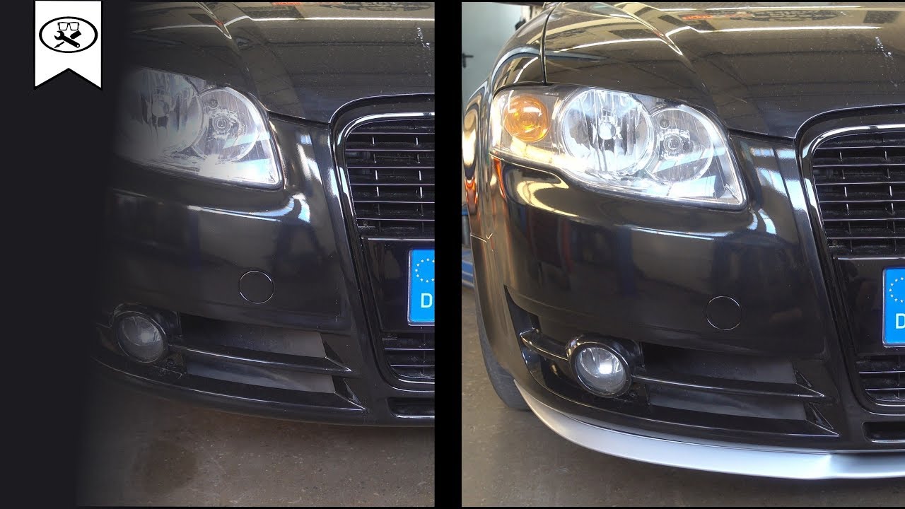 Audi A4 Projekt ( Nr. 1 ) Frontlippe Nachrüsten | A4 retrofit Front lip  |  VitjaWolf  | HD