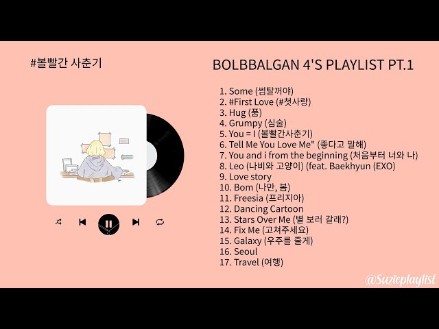 Bolbbalgan4 (볼빨간 사춘기) Playlist Part.1 class=