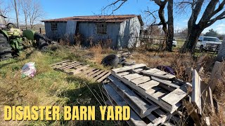 120 YEAR old FARM clean up ~ unearth MANY treasures!