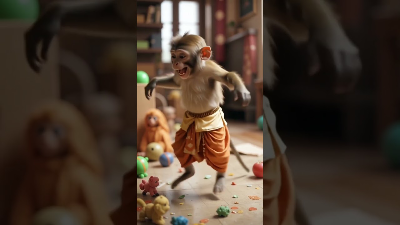 Cute Monkey Dance 🐒 