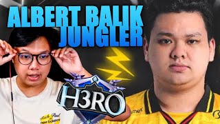 ALBERT UJI COBA BALIK KE JUNGLER?? PENDEKAR VS ONIC | H3RO ESPORTS 5.0