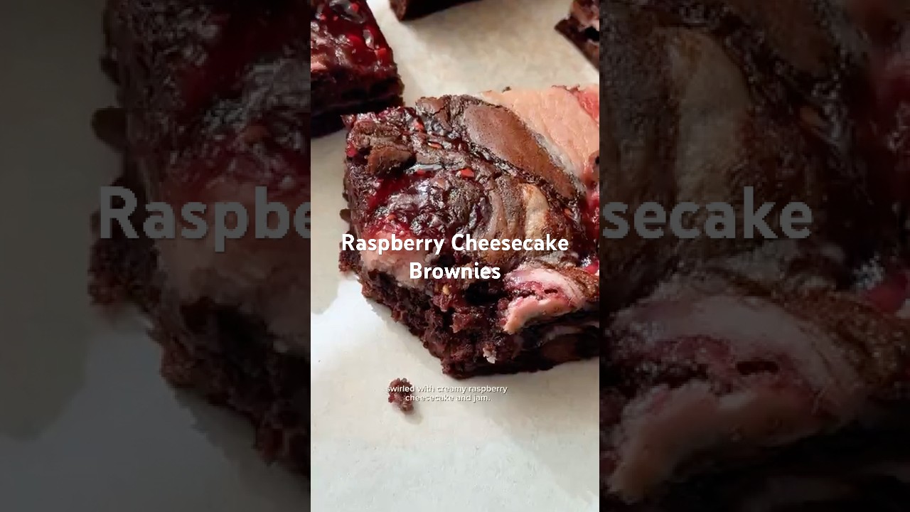 Raspberry Cheesecake Brownies