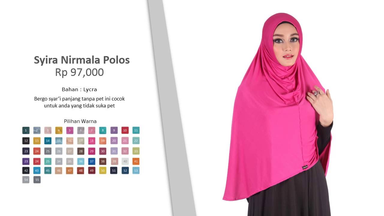 Jilbab Syar I Tanpa Pet