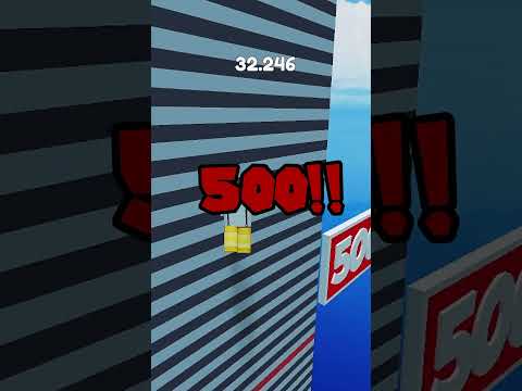 1000 STUDS WALL HOP #funny #memes #roblox #fypシ
