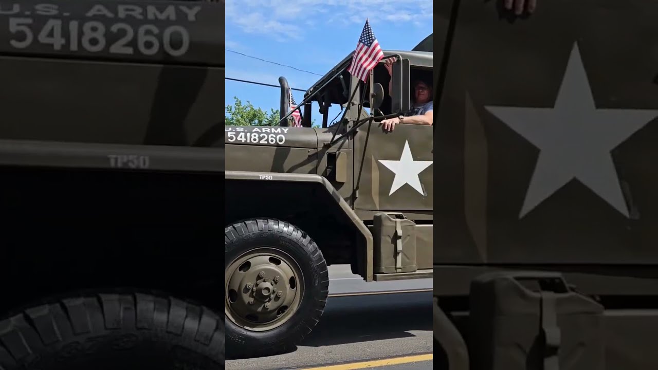 U S Army Truck Memorial Day Parade Memorialday Usa