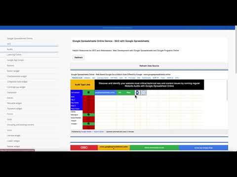 #Fetch URL - #root #domain and get the Response URL Status in your #Spreadsheet Audit Dashboard #GSO