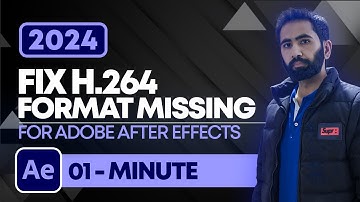 Hoe het ontbrekende H.264-formaat in Adobe After Effects 2024 te repareren | Los het H.264-formaa...
