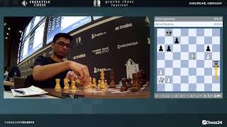 Leon Luke Mendonca vs Jan-Krzysztof Duda, Grenke Freestyle Chess - Round 7, Board 4