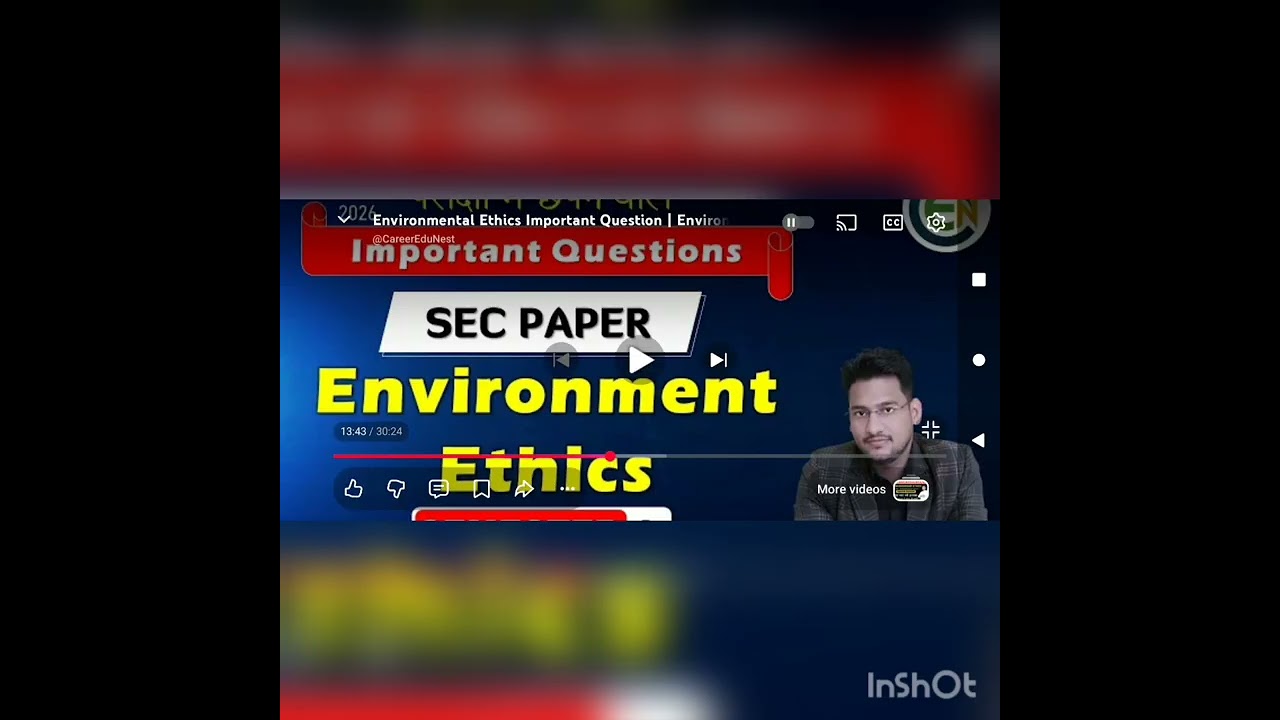 SEC environmental ethics important questions 2026