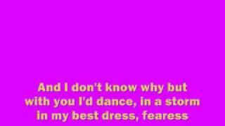 Fearless by Taylor Swift (lyrics)