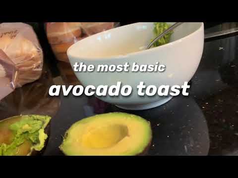 the most basic avocado toast