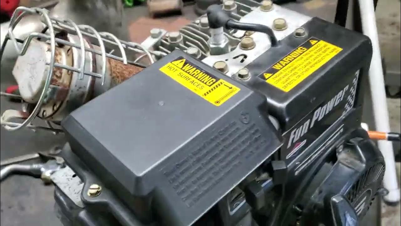 5HP Briggs and Stratton Fun Power Test Run YouTube