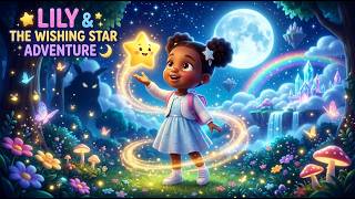 ⭐ Lily and the Wishing Star Adventure 🌙 | Magical Kids Story | Bedtime Adventure | Moral Story