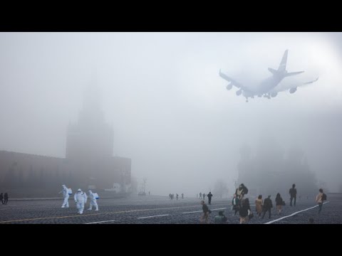 Radiation fog in Moscow! 🚨 Lost in the mist, Russia