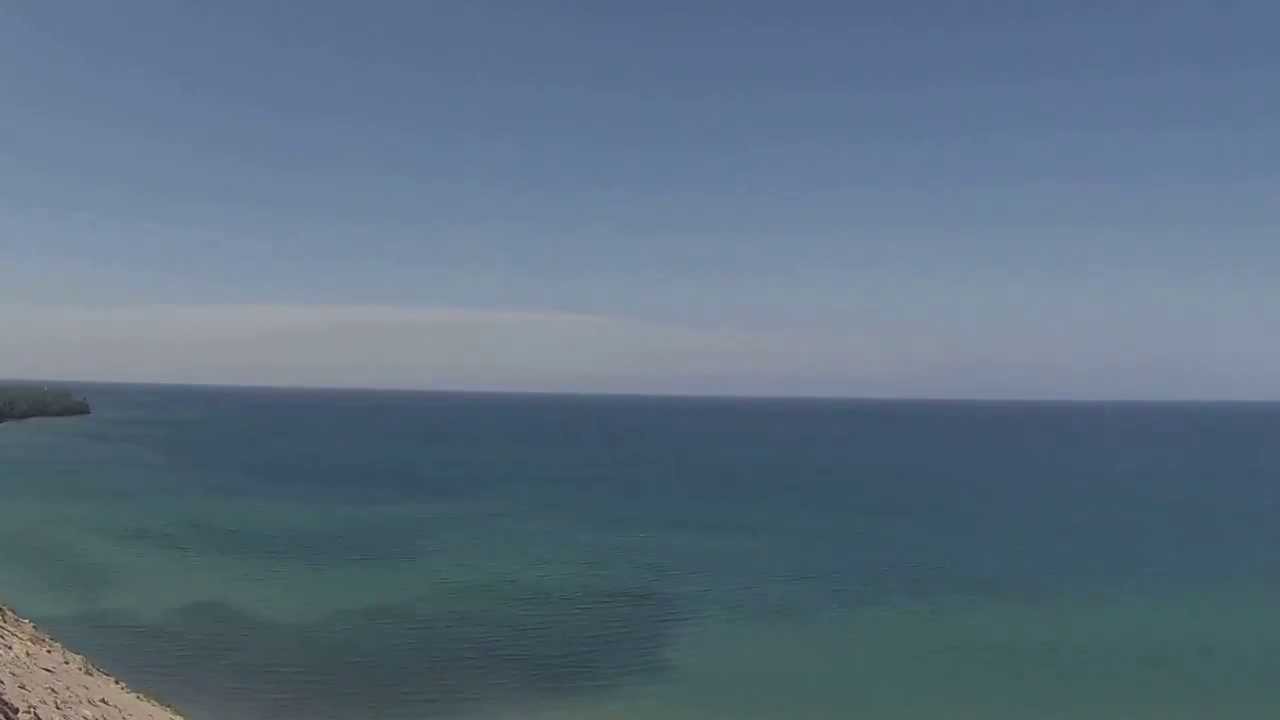 Grand Sable Dunes Log slide