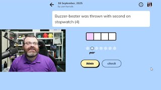 Minute Cryptic Sept 18th, 2025 #wordgames #crypticcrossword #crossword