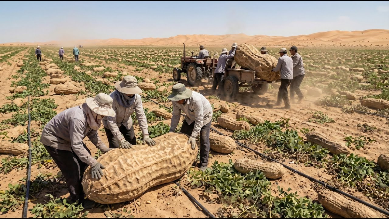 They Planted Peanuts in a Burning Desert… What Grew Next Left the World Speechless 😱🌱