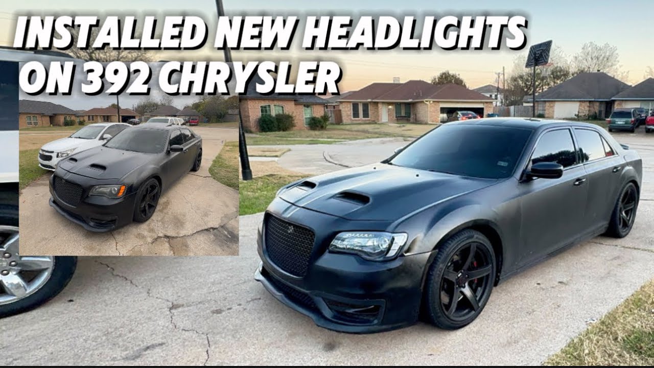 I got new headlights for my 392 Chrysler - YouTube