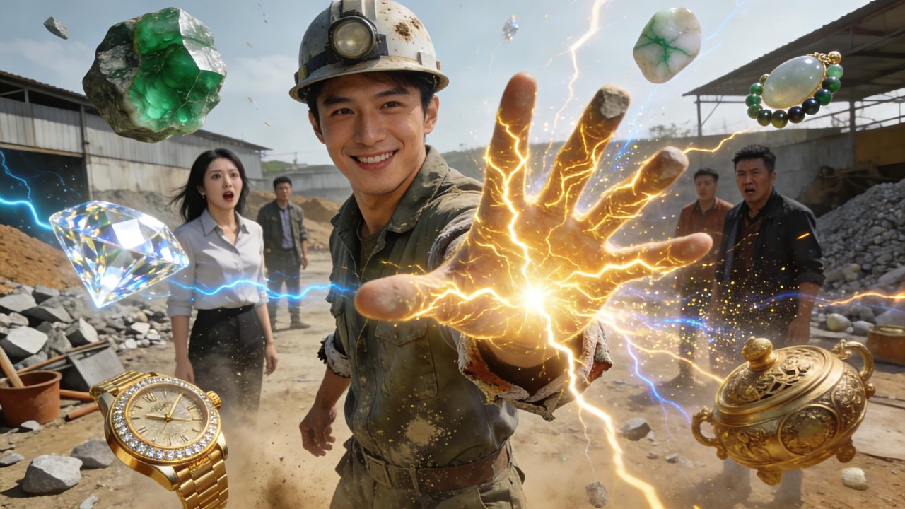 搬運工被雷劈了之後雙手帶電！還能看穿石頭裡的翡翠！😱⚡