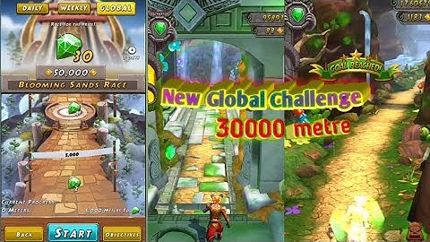 The New Challenge - Blooming Sands Map | Temple Run 2 Game | Aaryan By RAG #templerun2 #offline_game
