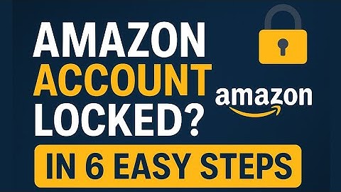 Amazon Account Locked? Fix It Fast in 6 Simple Steps! #amazon #accountlocked 