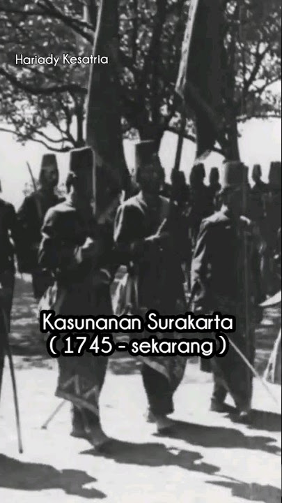 Kasunanan Surakarta tahun 1920  #kratonsurakarta #mataram #surakarta