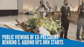 Download lagu Public viewing of ex-president Benigno Aquino III's urn starts