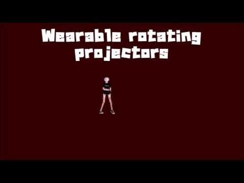 wearable rotating projectors - test in SecondLife