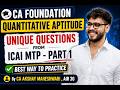 ALL ICAI MTP l Unique Questions part 1 | One Shot l CA Foundation l CA Akshay Maheshwari