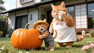 Mama Cats Torn Apron Ginger Joins The Farming Contest To Buy Her A New One