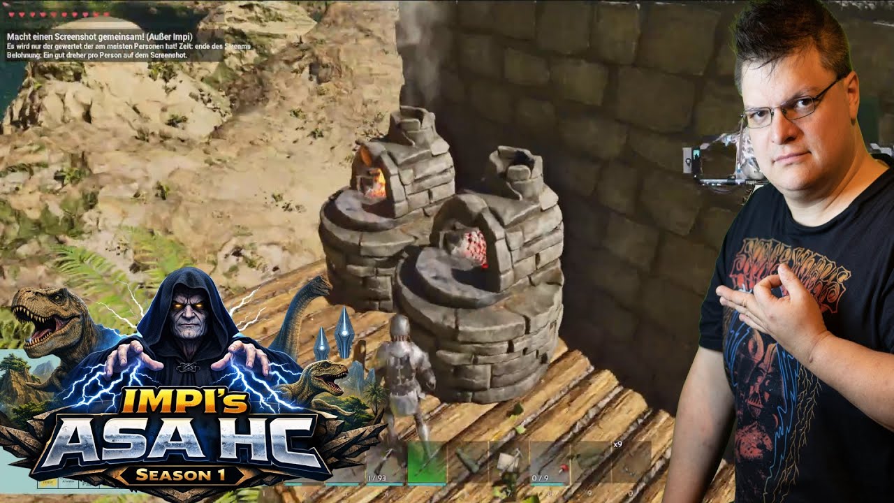 ARK Survival Ascended Hardcore - Impi´s HC Projekt S1-T2 Um die Base kümmern es muss alles Laufen