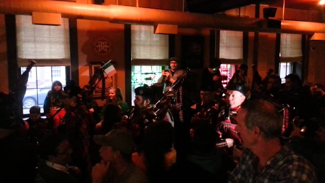 Holy Hound Taproom and the Kiltie Band of York St. Patrick's Day 2013