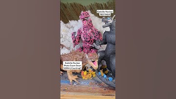 Godzilla Stop Motion - Legendary Godzilla vs Minus One & King Titanus Doug #shorts