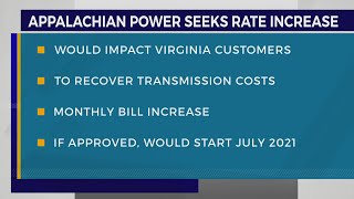 Appalachian Power seeks rate increase for Virginia customers for transmission costs
