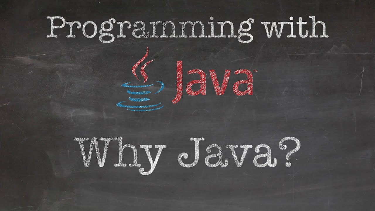Object Oriented Programming with Java: 2. Why Java? - YouTube