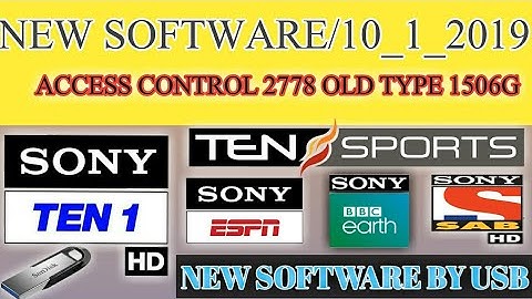 New Software||ACCESS CONTROL 2778 OLD TYPE 1506G POWERVU KEY NEW SOFTWARE BY USB/10_1_2019