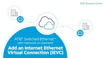 AT&T Switched Ethernet with Network on Demand: Add an Internet Ethernet Virtual Connection (EVC)
