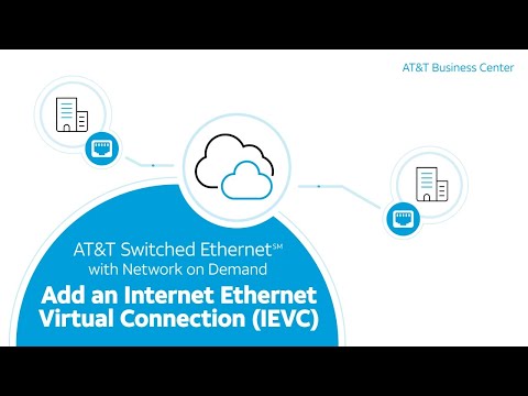 AT&T Switched Ethernet with Network on Demand: Add an Internet Ethernet Virtual Connection (EVC)